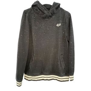 FOX Black Hoodie With White Stars